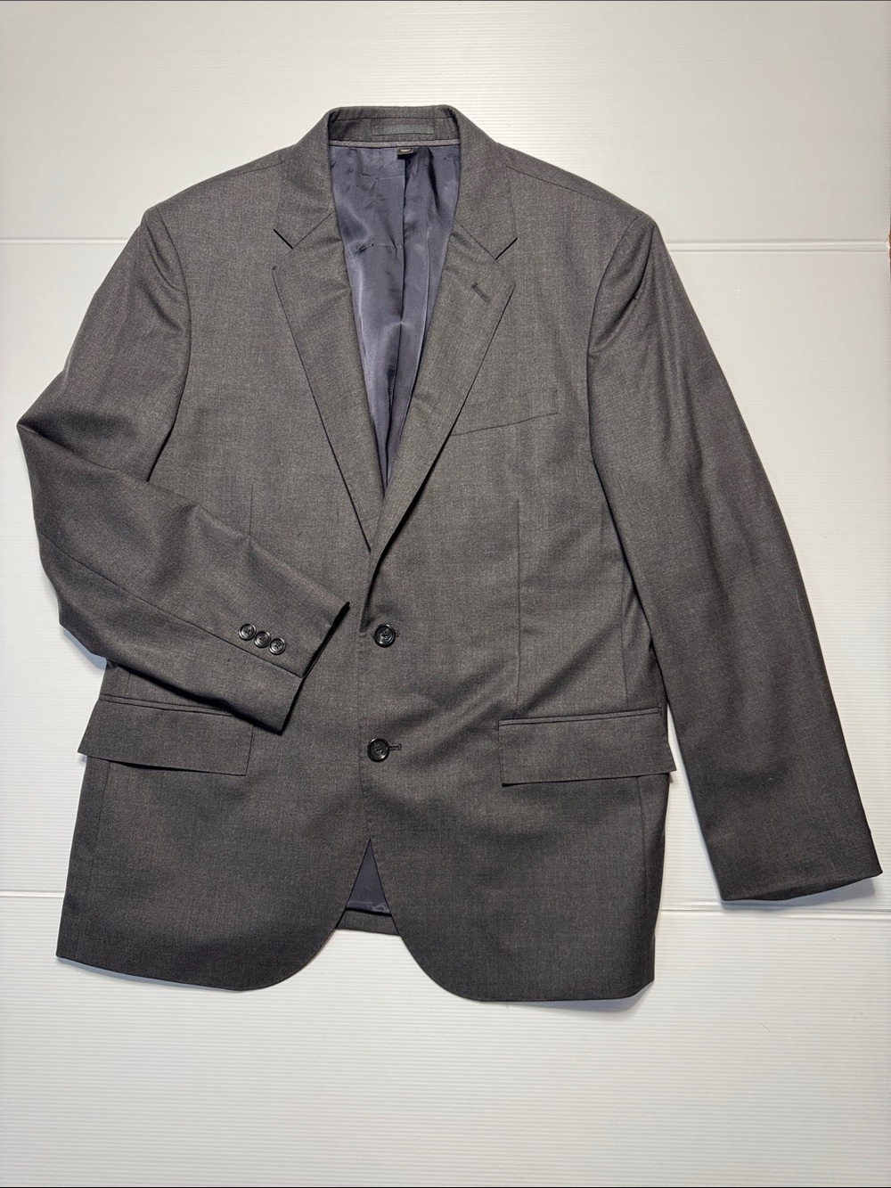 J. CREW Ludlow Loro Piana Super 120s Wool Dark Gray Men's Balzer Jacket 42S